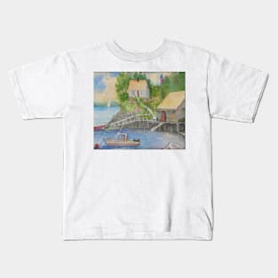 Vinalhaven Island in Maine Kids T-Shirt